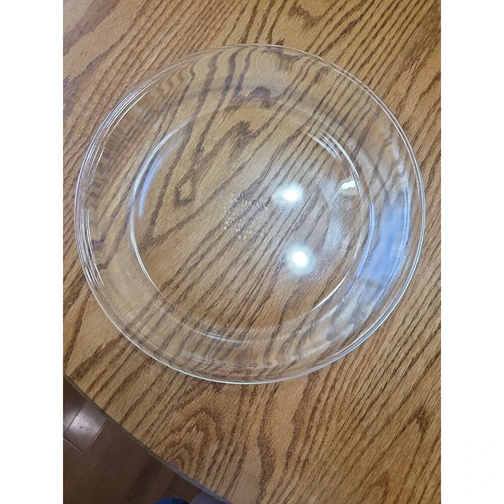 VINTAGE PYREX #209 CLEAR 9 INCH PIE PLATE set of 2